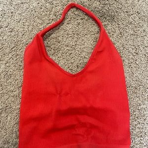 Urban Outfitters Red Halter Top